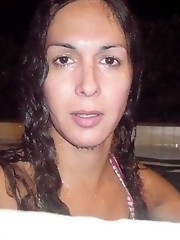 Adorable Tranny Nikki At The Pool